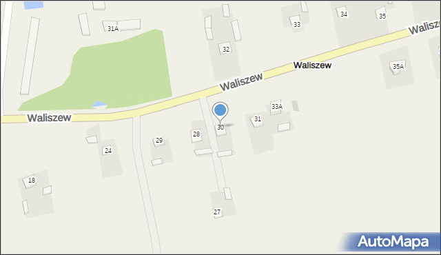 Waliszew, Waliszew, 30, mapa Waliszew