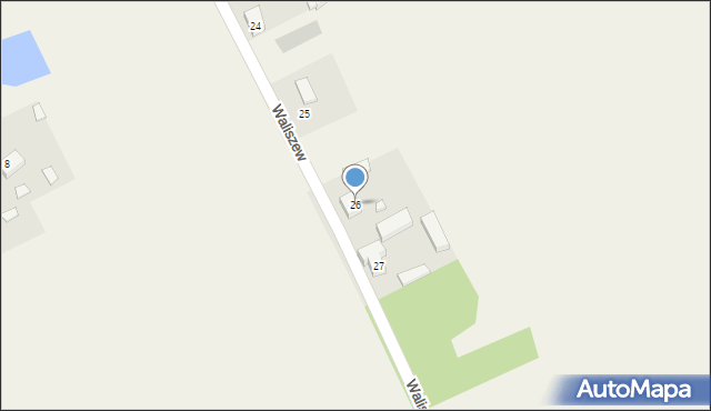 Waliszew, Waliszew, 26, mapa Waliszew
