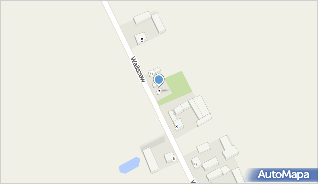 Waliszew, Waliszew, 7, mapa Waliszew
