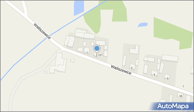 Waliszewice, Waliszewice, 3, mapa Waliszewice