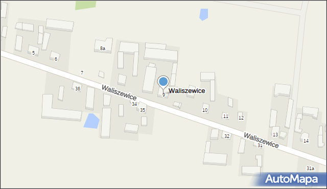 Waliszewice, Waliszewice, 9, mapa Waliszewice