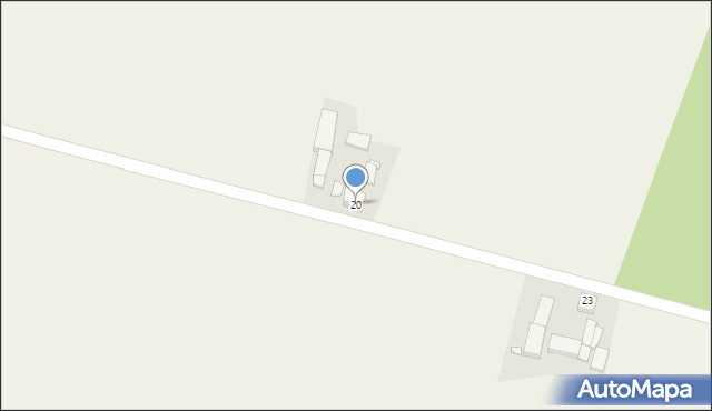 Waliszewo, Waliszewo, 20, mapa Waliszewo