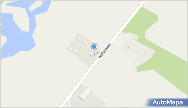 Waliszewo, Waliszewo, 5, mapa Waliszewo