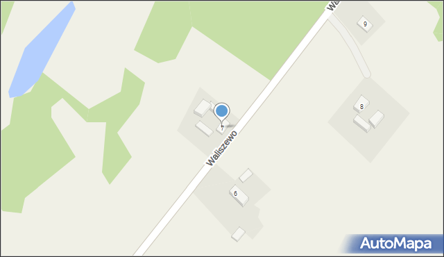 Waliszewo, Waliszewo, 7, mapa Waliszewo