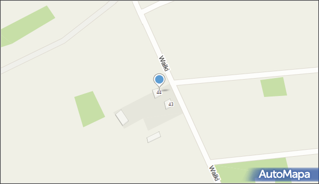 Wałki, Wałki, 44, mapa Wałki