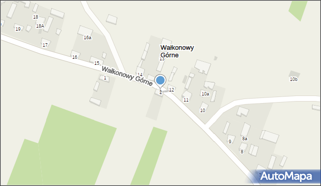 Wałkonowy Górne, Wałkonowy Górne, 2, mapa Wałkonowy Górne