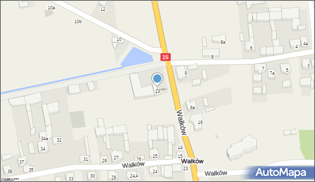 Wałków, Wałków, 13, mapa Wałków