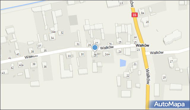 Wałków, Wałków, 28, mapa Wałków