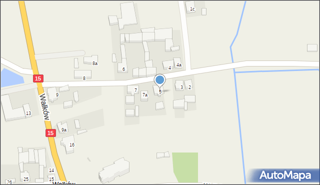 Wałków, Wałków, 5, mapa Wałków