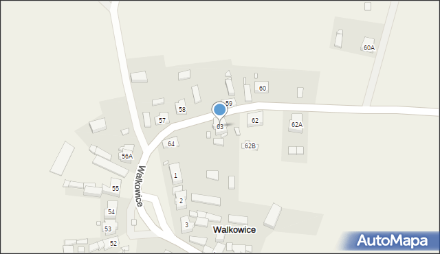 Walkowice, Walkowice, 63, mapa Walkowice
