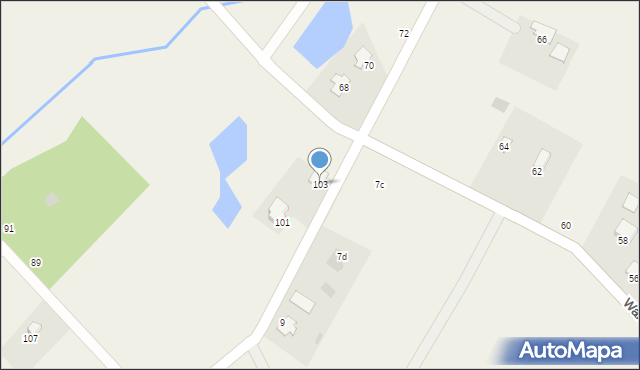 Wałkowiska, Wałkowiska, 103, mapa Wałkowiska