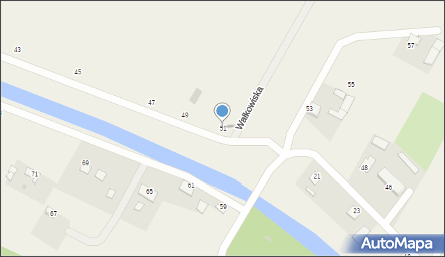 Wałkowiska, Wałkowiska, 51, mapa Wałkowiska