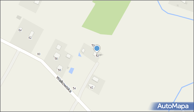 Wałkowiska, Wałkowiska, 52, mapa Wałkowiska