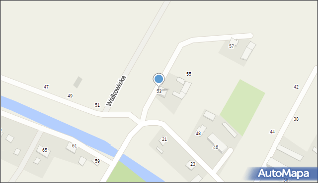 Wałkowiska, Wałkowiska, 53, mapa Wałkowiska