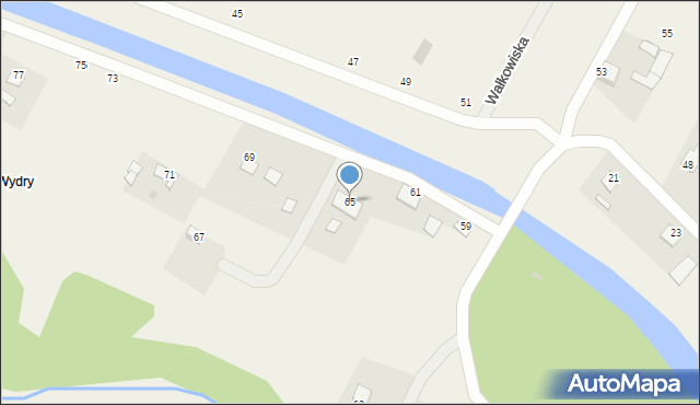 Wałkowiska, Wałkowiska, 65, mapa Wałkowiska
