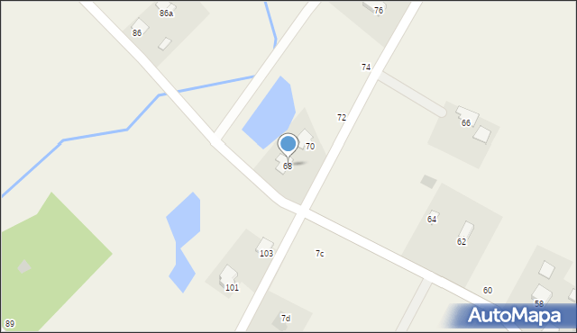 Wałkowiska, Wałkowiska, 68, mapa Wałkowiska