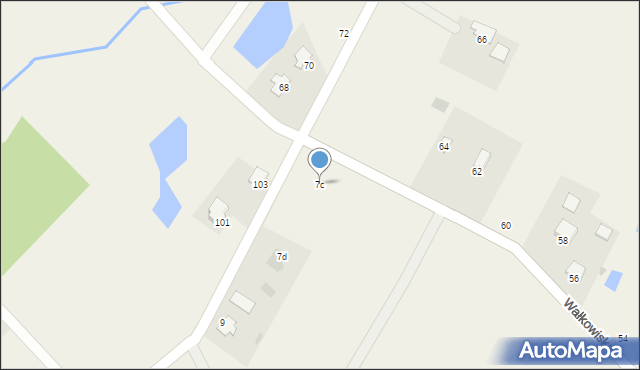 Wałkowiska, Wałkowiska, 7c, mapa Wałkowiska