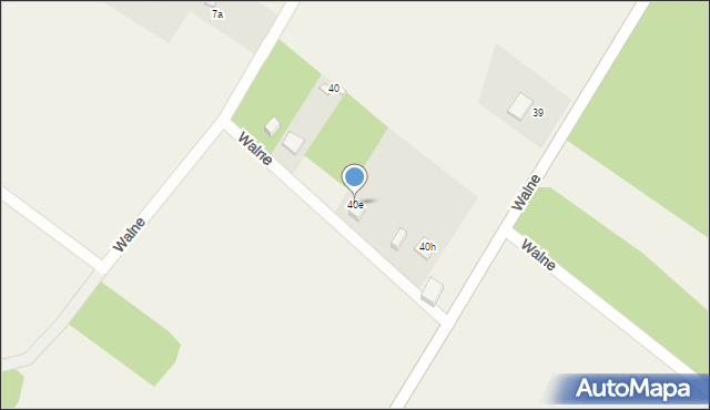 Walne, Walne, 40e, mapa Walne