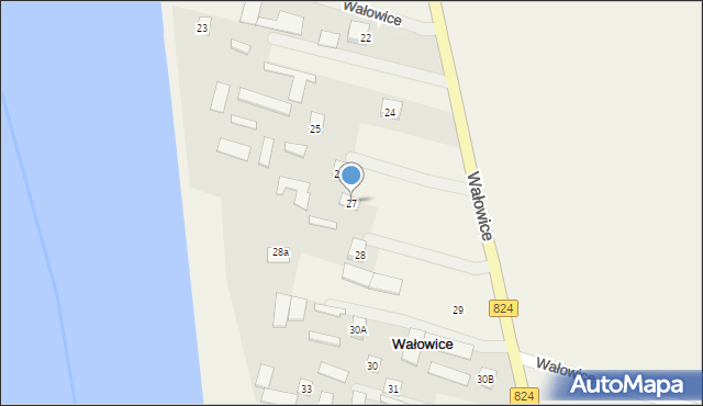 Wałowice, Wałowice, 27, mapa Wałowice