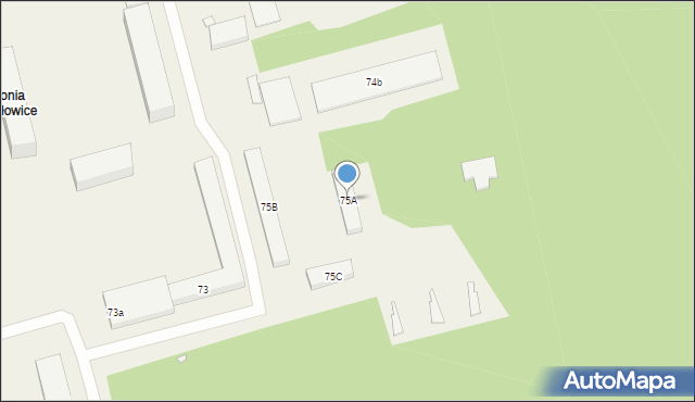 Wałowice, Wałowice, 75A, mapa Wałowice
