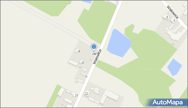 Wałowice, Wałowice, 18a, mapa Wałowice
