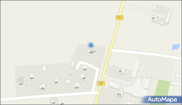 Wałowice, Wałowice, 48a, mapa Wałowice