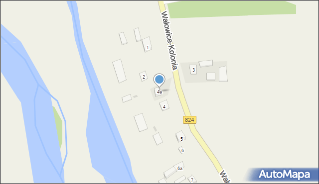 Wałowice-Kolonia, Wałowice-Kolonia, 4a, mapa Wałowice-Kolonia