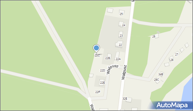 Wałpusz, Wałpusz, 22C, mapa Wałpusz