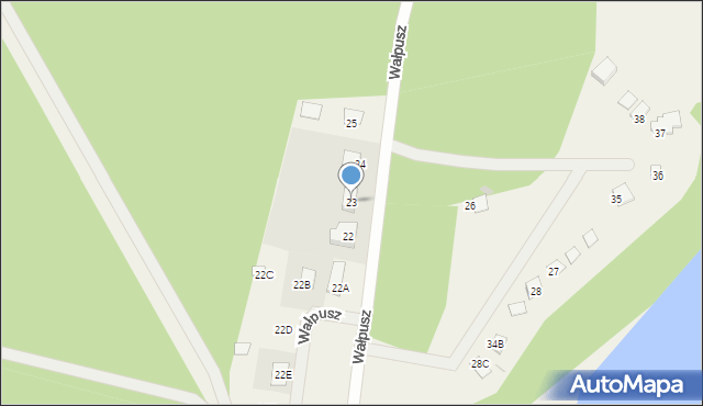 Wałpusz, Wałpusz, 23, mapa Wałpusz