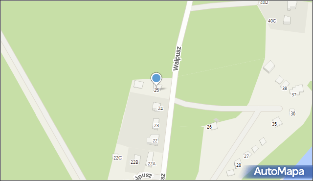 Wałpusz, Wałpusz, 25, mapa Wałpusz