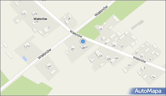Wałsnów, Wałsnów, 14b, mapa Wałsnów