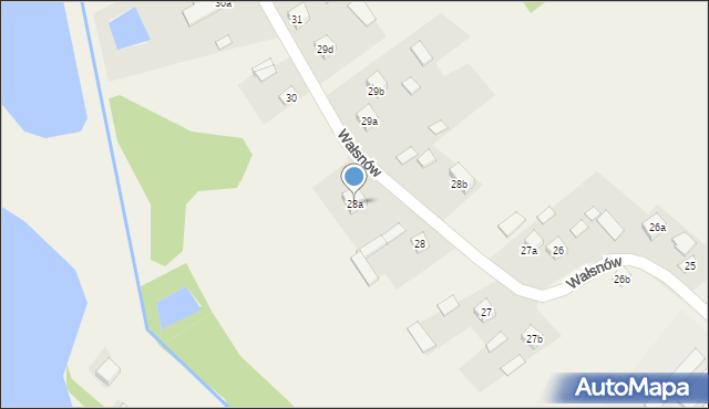 Wałsnów, Wałsnów, 28a, mapa Wałsnów