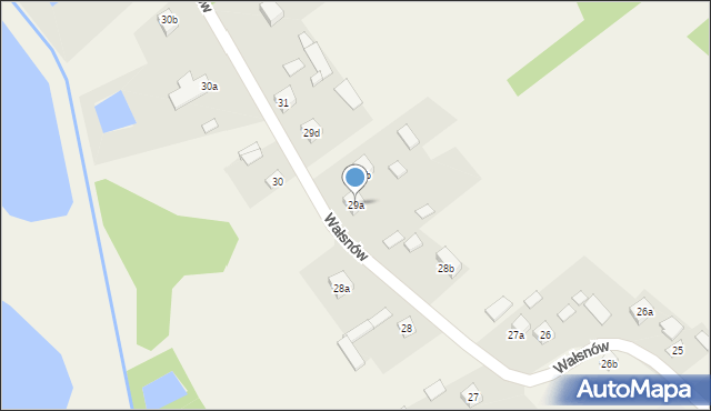 Wałsnów, Wałsnów, 29a, mapa Wałsnów