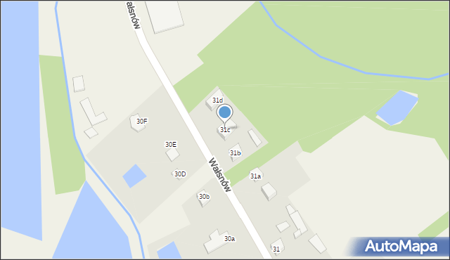 Wałsnów, Wałsnów, 31c, mapa Wałsnów