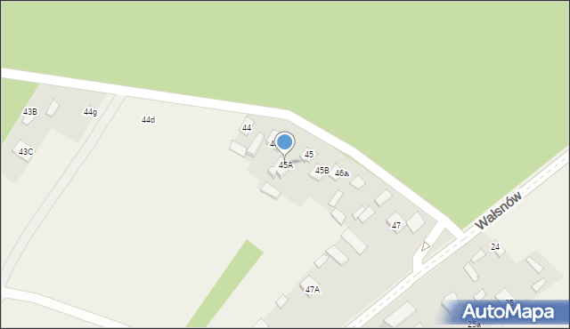 Wałsnów, Wałsnów, 45A, mapa Wałsnów
