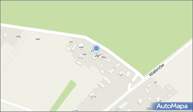 Wałsnów, Wałsnów, 45B, mapa Wałsnów