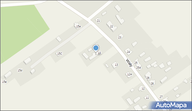 Wały, Wały, 15, mapa Wały