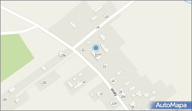 Wały, Wały, 22, mapa Wały