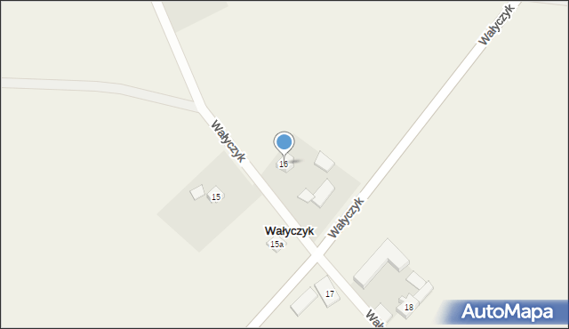 Wałyczyk, Wałyczyk, 16, mapa Wałyczyk
