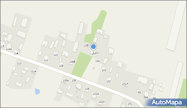 Wampierzów, Wampierzów, 107, mapa Wampierzów