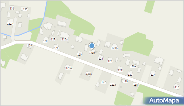 Wampierzów, Wampierzów, 124b, mapa Wampierzów