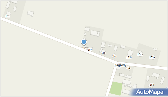 Wampierzów, Wampierzów, 158, mapa Wampierzów