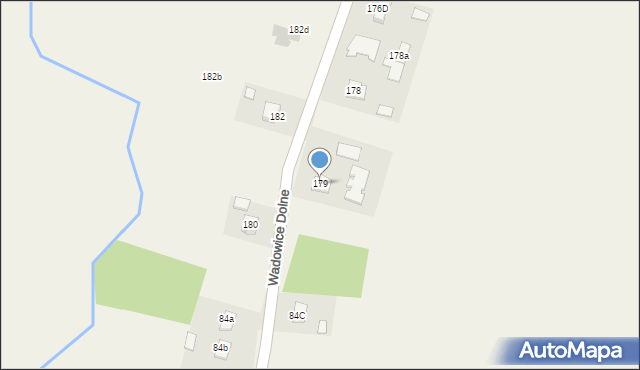 Wampierzów, Wampierzów, 179, mapa Wampierzów