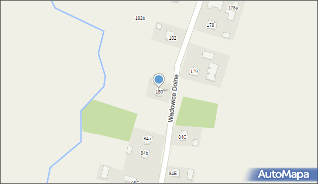 Wampierzów, Wampierzów, 180, mapa Wampierzów