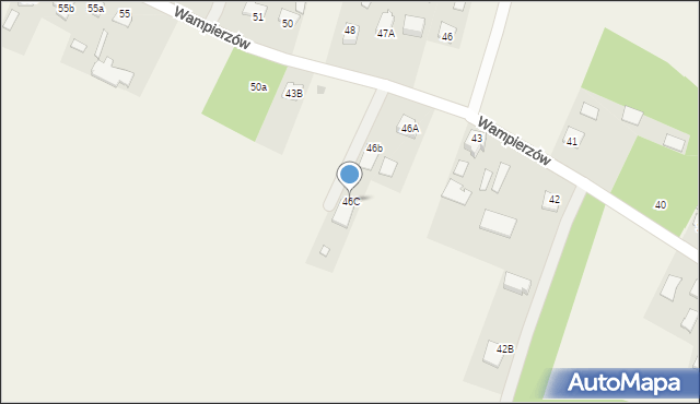 Wampierzów, Wampierzów, 46C, mapa Wampierzów