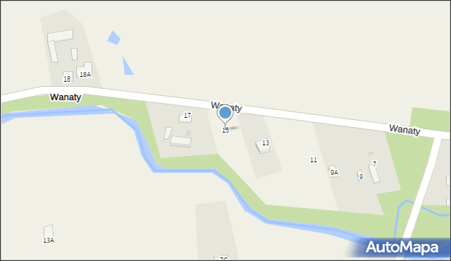 Wanaty, Wanaty, 15, mapa Wanaty