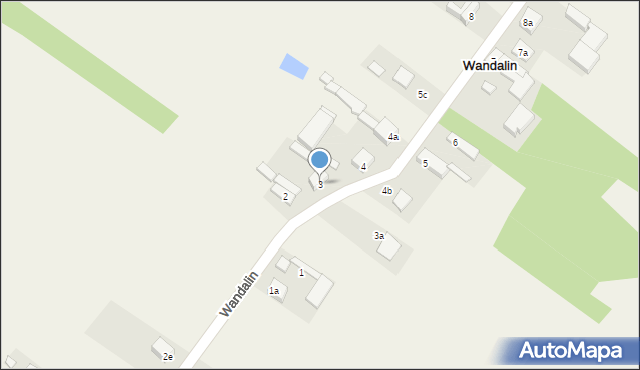 Wandalin, Wandalin, 3, mapa Wandalin