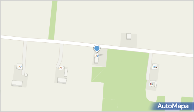 Wandynów, Wandynów, 20, mapa Wandynów