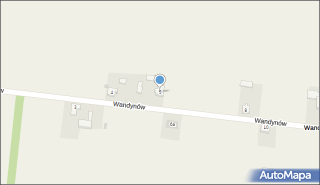 Wandynów, Wandynów, 5, mapa Wandynów