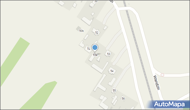 Wandzin, Wandzin, 53a, mapa Wandzin